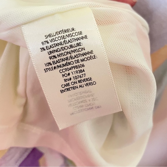 Alice + Olivia Multicolor Abstract Midi Dress - Picture 7 of 8